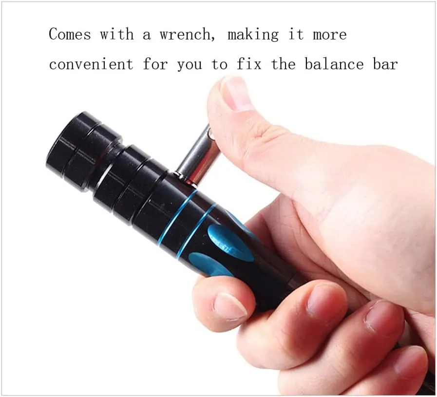 10 Inch 12 Inch 15 Inch Archery Bow Stabilizer Balance Bar Rod Side Rod Carbon Fiber Stabilizer Dampen Weight for Compound Bow Recurve Bow Accessory