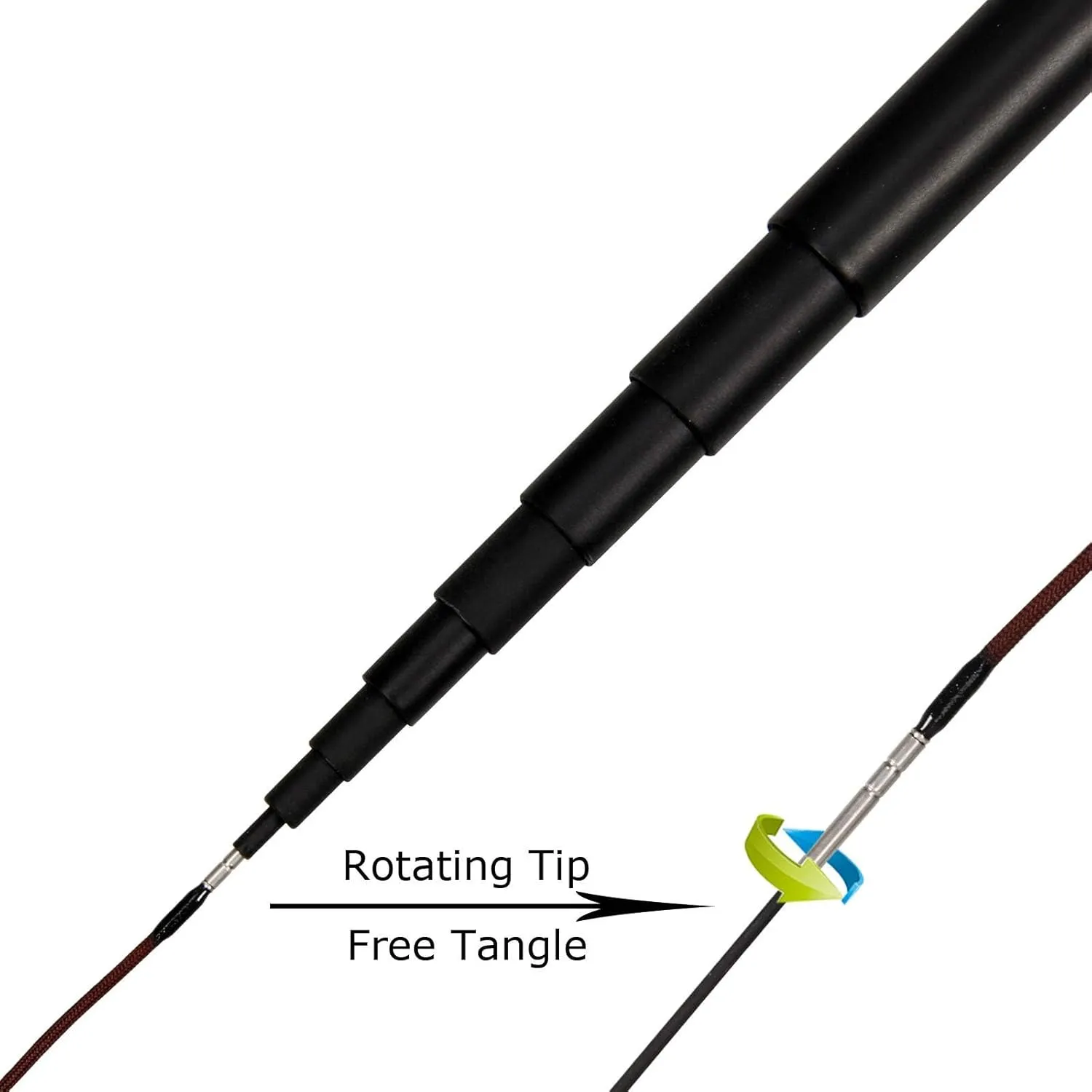 12/13FT Tenkara Rod Kit 30T Carbon Fiber Telescopic Fly Fishing Rod Combo with Furled Line Flies