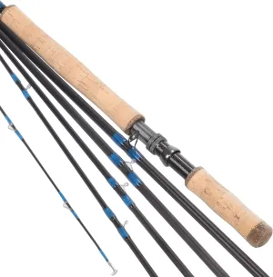 13' Spey Fly Fishing Rod 6 Sections 13FT 8/9 Spey Rod Carbon Fiber Blanks Two Handed Handle Cork Grip