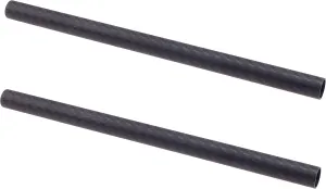 16 Inch 15mm Carbon Fiber Rod for 15mm Rail Rod Support System Matte Box Follow Focus - Pack of 2