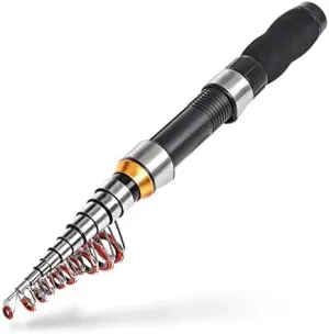 1.7m Portable Fishing Rod Carp Fishing Rod Telescopic Sea Fishing Rod Rotating Rod Carbon Fiber Super Light Hard