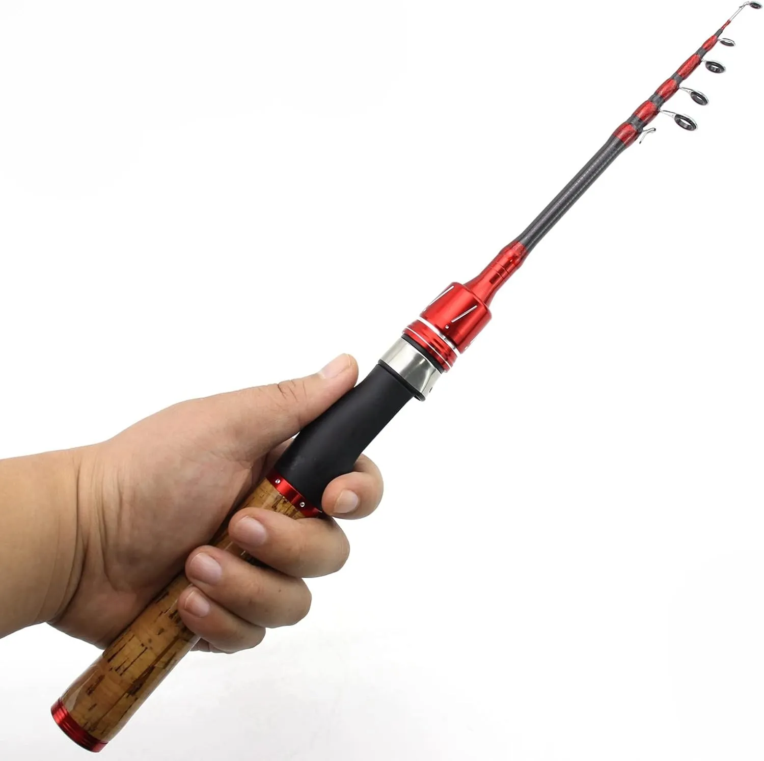 1.8M 1.68Mul Power Lure Fishing Rod, Telescopic Spin-cast Fishing Rod, Small Fish Bait Fishing Rod, Bait Weight 1-5g, Small Fishing Rod for Children Beginners, Soft Slow Fishing Rod Pesca ZYHYD