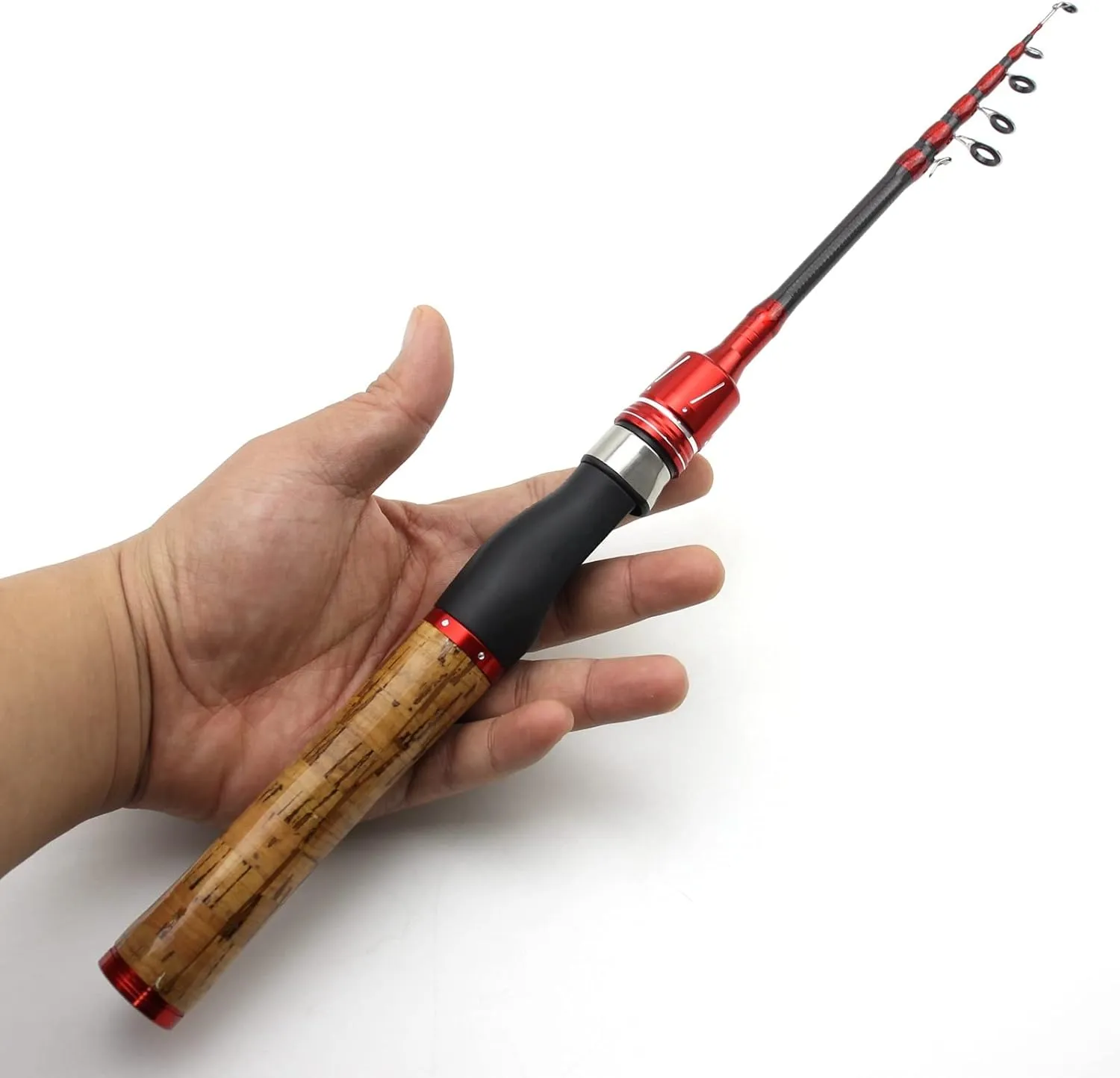 1.8M 1.68Mul Power Lure Fishing Rod, Telescopic Spin-cast Fishing Rod, Small Fish Bait Fishing Rod, Bait Weight 1-5g, Small Fishing Rod for Children Beginners, Soft Slow Fishing Rod Pesca ZYHYD