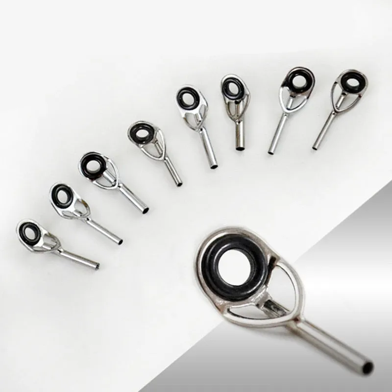 1x Telescopic Fishing Rod Guides Top Rings