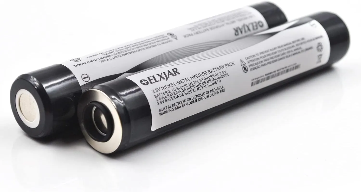(2-Pack) 3.6V 3000mAh NI-MH Rechargeable Battery Pack Replacement for Streamlight Stinger DS, LED HP, XT, 75175/75375, PolyStinger, Pelican M9 Flashlight