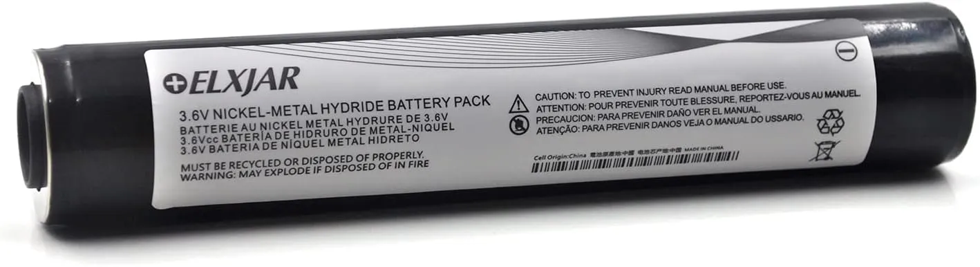 (2-Pack) 3.6V 3000mAh NI-MH Rechargeable Battery Pack Replacement for Streamlight Stinger DS, LED HP, XT, 75175/75375, PolyStinger, Pelican M9 Flashlight