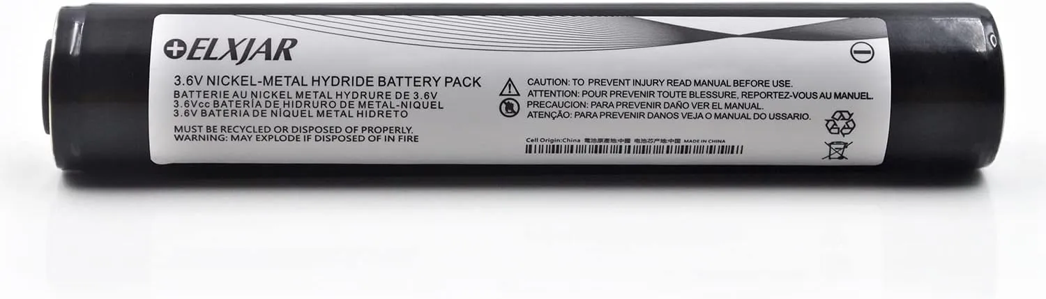 (2-Pack) 3.6V 3000mAh NI-MH Rechargeable Battery Pack Replacement for Streamlight Stinger DS, LED HP, XT, 75175/75375, PolyStinger, Pelican M9 Flashlight