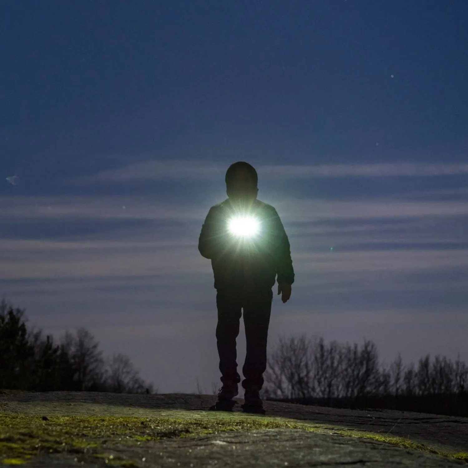 2-Pack: Hand Crank Solar Powered Flashlight