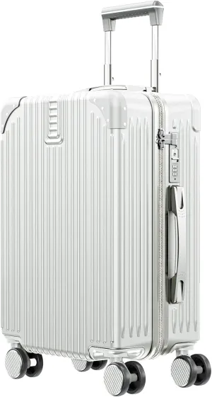 20 Inch Carry on Luggage Carry-on with Cup Holder & USB Port, Luggage with Airline Approved TSA Lock, Softside Lightweight carry on luggage 22 x 14 x 9 airline approved 360° Spinner Double Wheels