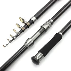 2.1M 2.4M 2.7M 3M 3.6M Carbon Telescopic Fishing Rod Rotating Rod Big Fishing Sea Rod Fishing Rod Fishing Supplies Surf Fishing Rod ZYHYD