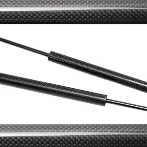 2Pcs Black Carbon Fiber Rear Gas Struts for Suburban Tahoe Yukon Escalade 1995-2004 4557 SG230035 SG230056 Tailgate Boot Support Shock Dampers