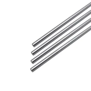 4PCS 8mmx 400mm (0.32" x 15.75") Case Hardened Chrome Plated Linear Motion Rods Linear Rail Rod Shaft for 3D Printer, DIY, CNC - Metric h8 Tolerance