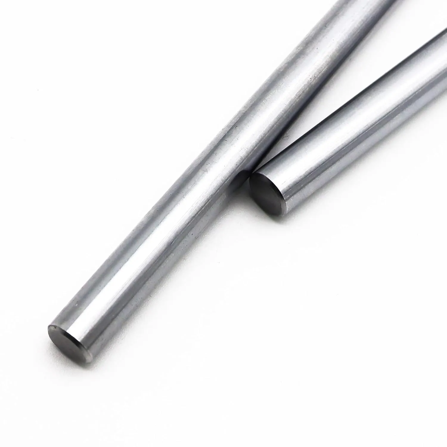 4PCS 8mmx 400mm (0.32" x 15.75") Case Hardened Chrome Plated Linear Motion Rods Linear Rail Rod Shaft for 3D Printer, DIY, CNC - Metric h8 Tolerance