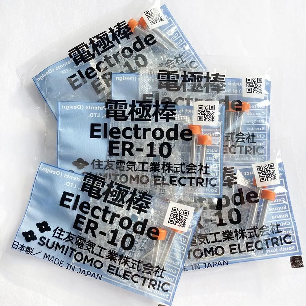 （5 pairs）ER-10 electrode rod is applicable to Sumitomo 39 type T-66 T-71C 72C 81C 82C Z1C Z2C T-600C T-400S Q101 Q102 optical fiber fusion splicer ER-10 electrode rod（5 pairs）