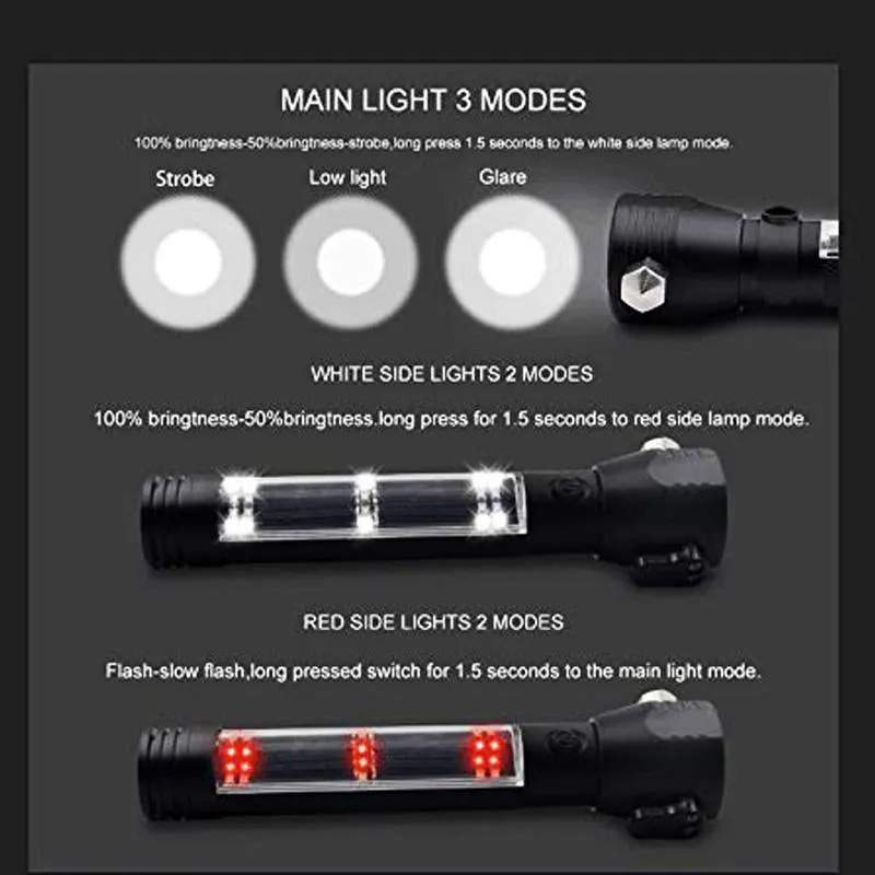 5000 Lumens Solar Flashlight