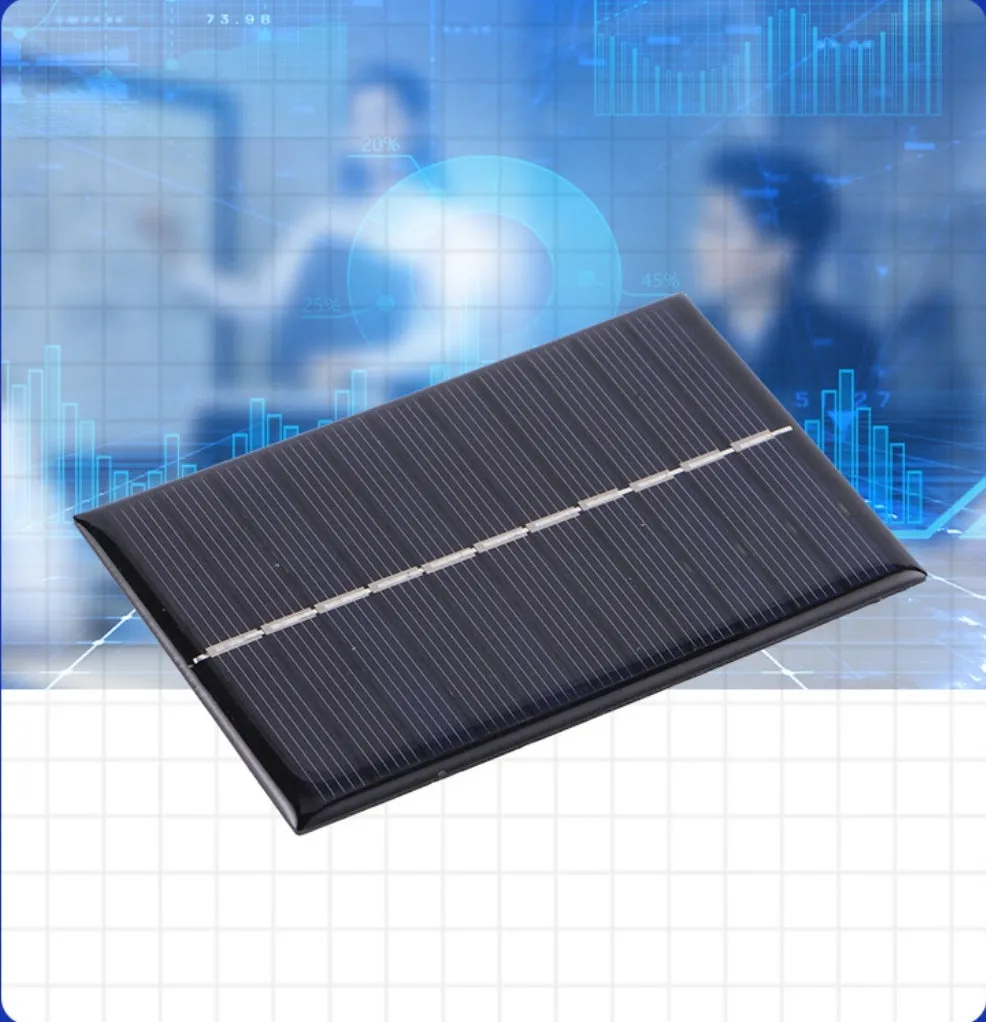 5PCS Solar Outdoor Power Photovoltaic Panels