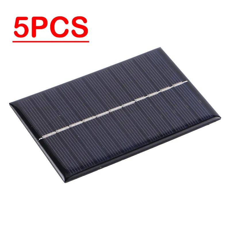 5PCS Solar Outdoor Power Photovoltaic Panels