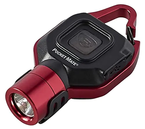 73302 Pocket Mate 325-Lumen Pocket Keychain/Clip-on USB Rechargeable Flashlight