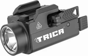 800 Lumens Compact Pistol Light, USB Rechargeable Rail-Mounted Tactical WeaponLight with Adjustable Rail, Quick Release Mini Handgun Flashlight Compatiable for 1913,GL Style Full Size and Compact Rail