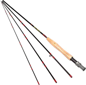 8ft 3-4wt or 5-6wt 4 Pieces Graphite Carbon Fiber Fly Fishing Rod Light Feel Medium Fast Action Freshwater Fly Rod