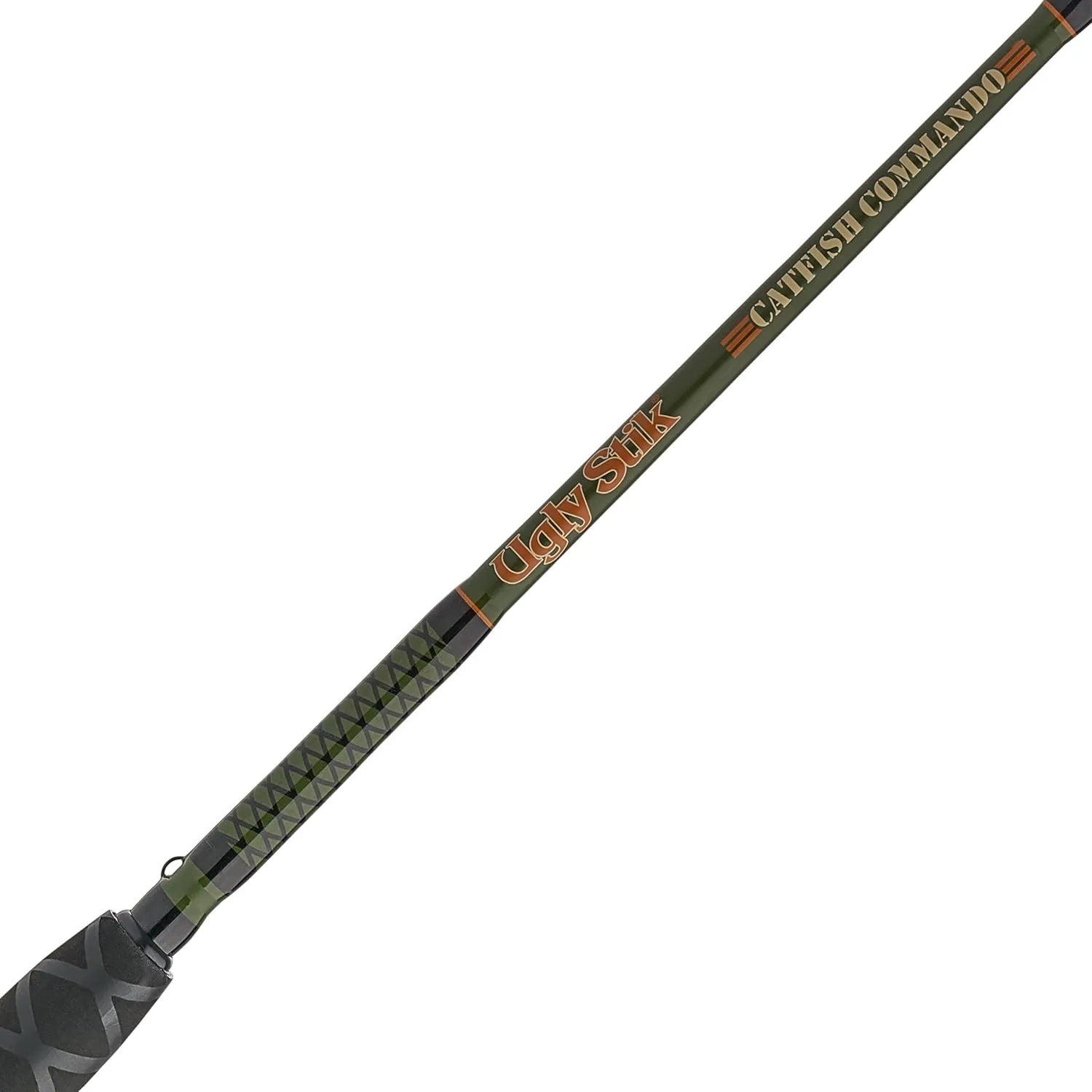 Abu Garcia Catfish Commando Baitcast Reel and Fishing Rod Combo