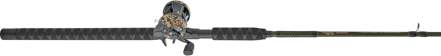 Abu Garcia Catfish Commando Baitcast Reel and Fishing Rod Combo