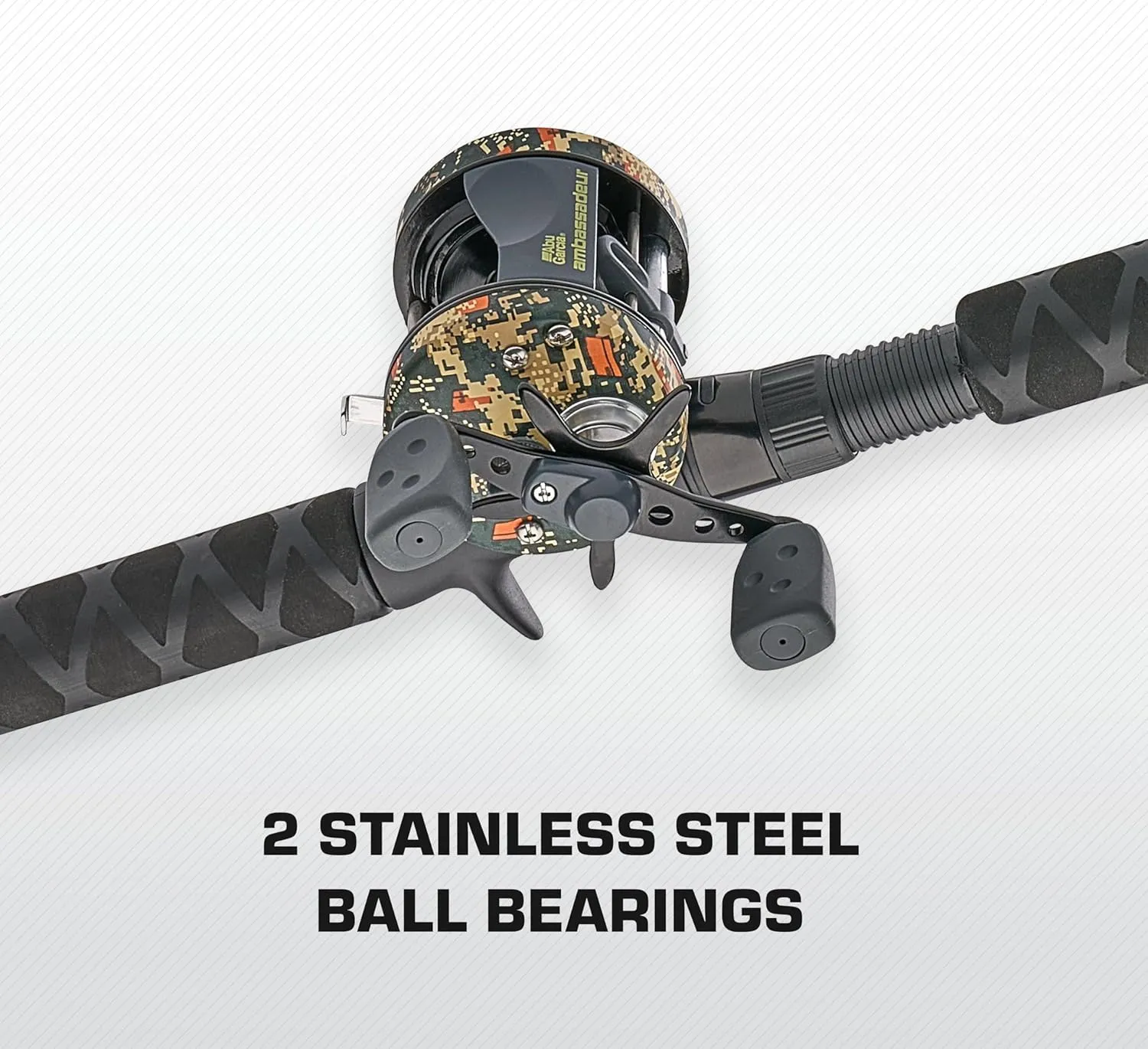 Abu Garcia Catfish Commando Baitcast Reel and Fishing Rod Combo