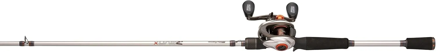 Abu Garcia Revo X Low Profile Baitcast Reel and Fishing Rod Combo