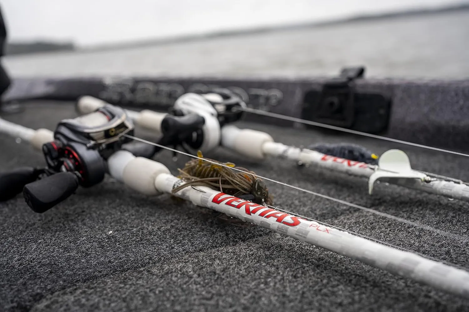 Abu Garcia Veritas Casting BFS Fishing Rod, Balanced and Lightweight Rod, Powerlux 100 Construction, Custom Ergonomic Reel Seat