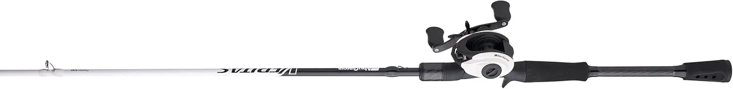 Abu Garcia Veritas Low Profile Baitcast Reel and Fishing Rod Combo