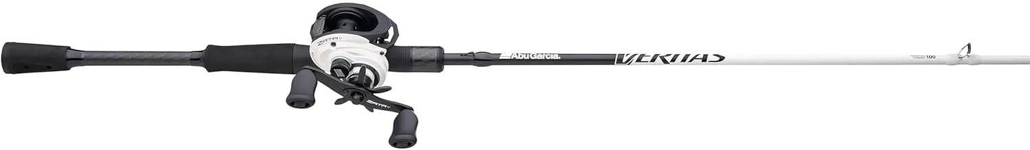 Abu Garcia Veritas Low Profile Baitcast Reel and Fishing Rod Combo