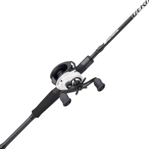Abu Garcia Veritas Low Profile Baitcast Reel and Fishing Rod Combo