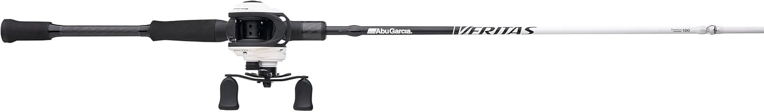 Abu Garcia Veritas Low Profile Baitcast Reel and Fishing Rod Combo