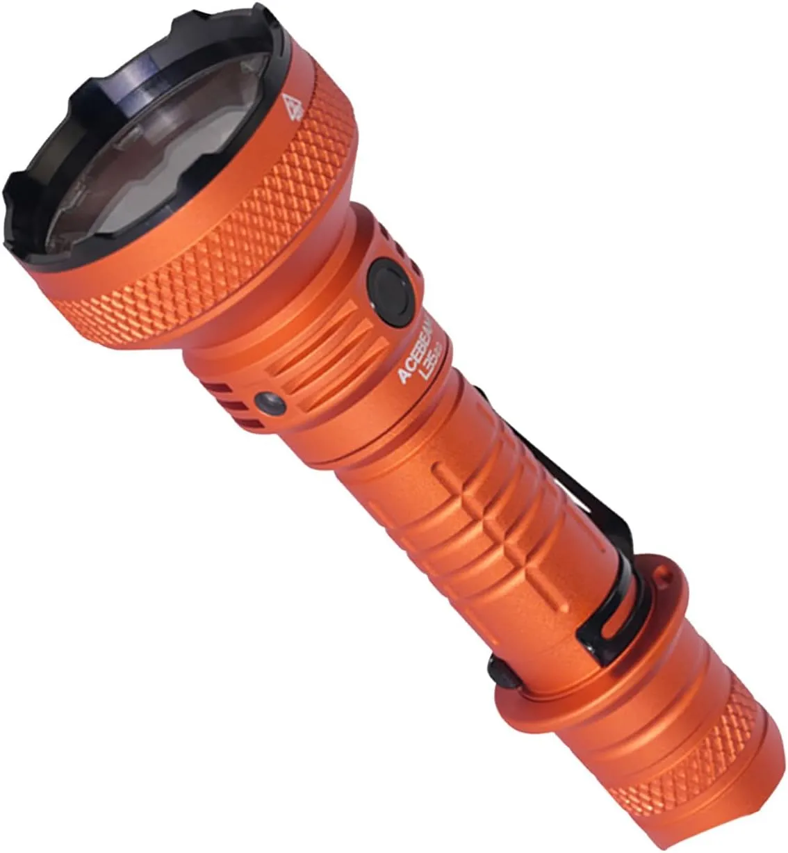 ACEBEAM L35 Tactical Flashlight, 5000 High Lumens Rechargeable Flashlight, 711 Yards Long Range Throw Led Flashlight, Super Compact Dual-Switches Flash Light for Emergency, Searching