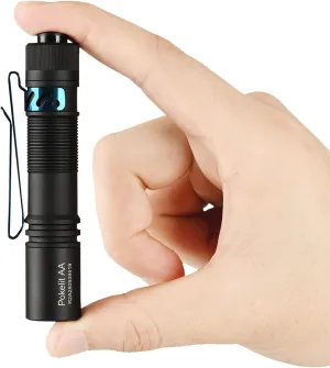 ACEBEAM Pokelit AA Rechargeable Mini Flashlight with Clip, 550 High Lumens Pocket EDC Flashlight, Super Bright Small Flashlight, 90  High CRI Led Flashlight for Camping, Hiking, Everyday Use(Black)