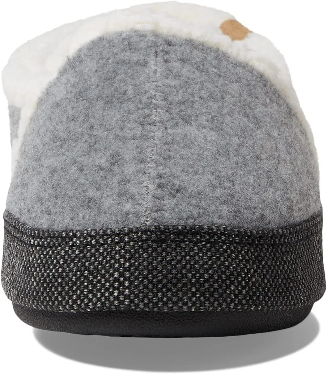 Acorn Women's All-Season Recycled Berber Madison Moc Slippers, Faux Fur Moc Toe, Solid, Bow, US Women's Size