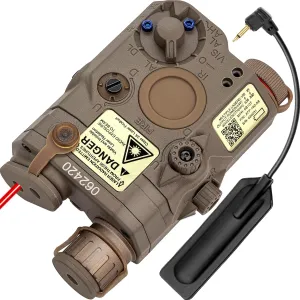 ACTIONUNION Airsoft PEQ-15 IR Laser   Visible Red Laser   White LED Flashlight