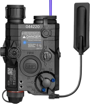 ACTIONUNION Airsoft PEQ-15S Pro UHP Visible Blue Laser   IR Laser   White LED Flashlight