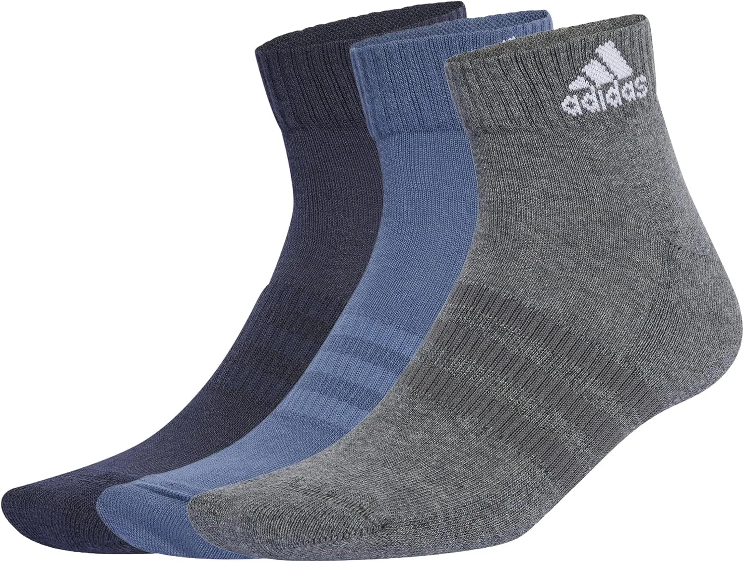 adidas Cushioned Sportswear Ankle Socks 3 Pairs Unisex Child Socks