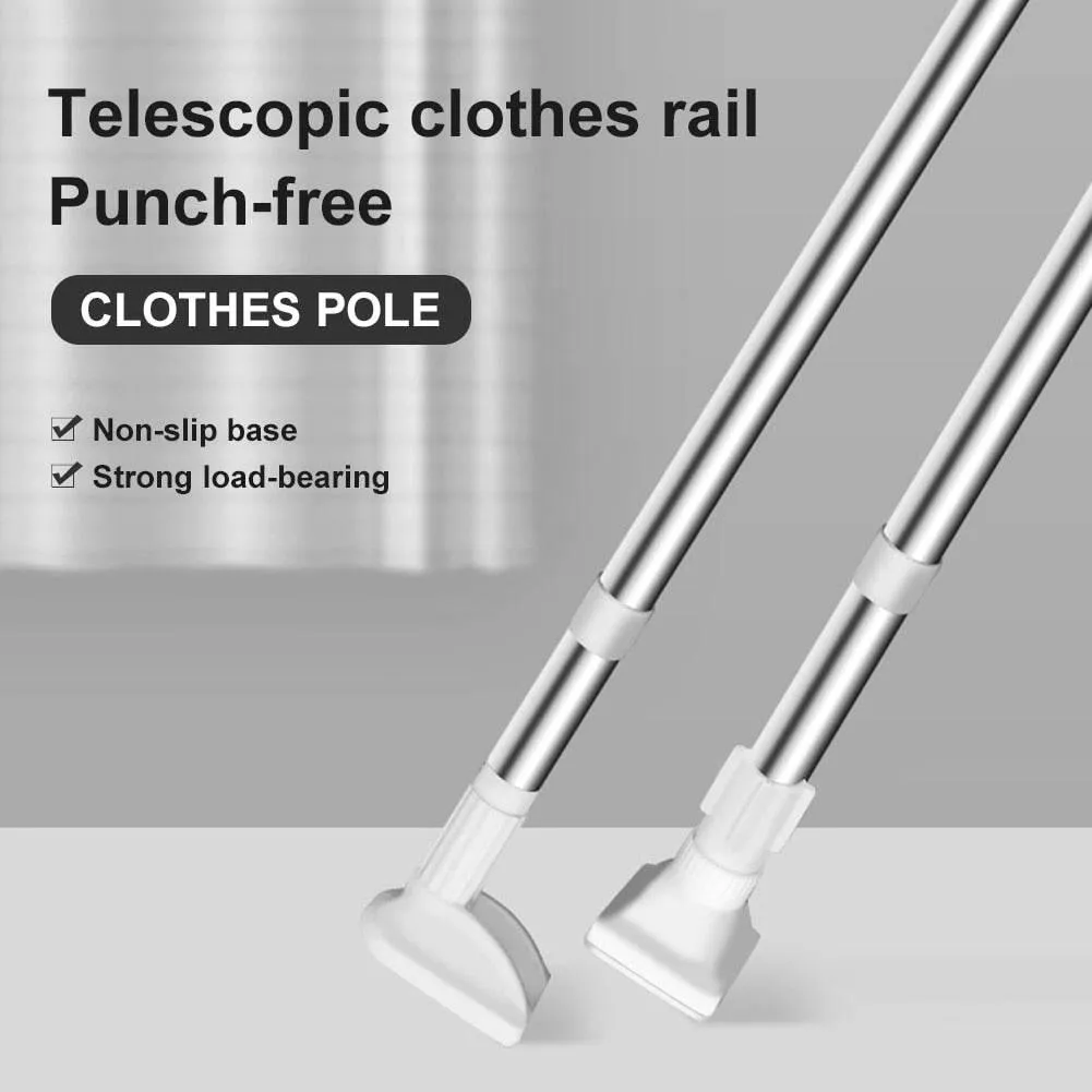 Adjustable Telescopic Clothes Hanger Rod - Space Saver Organizer