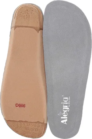 Alegria Replacement Insole Grey 1 EU 42 (US Women's 11.5-12) Regular