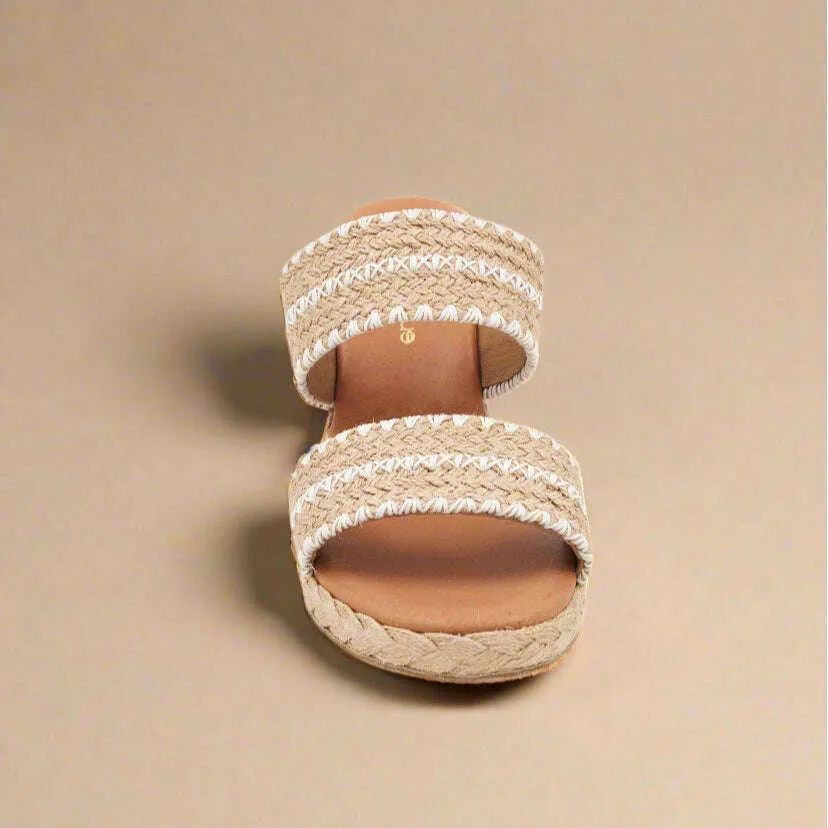 ANDRE ASSOUS - Nolita - Natural/White Raffia