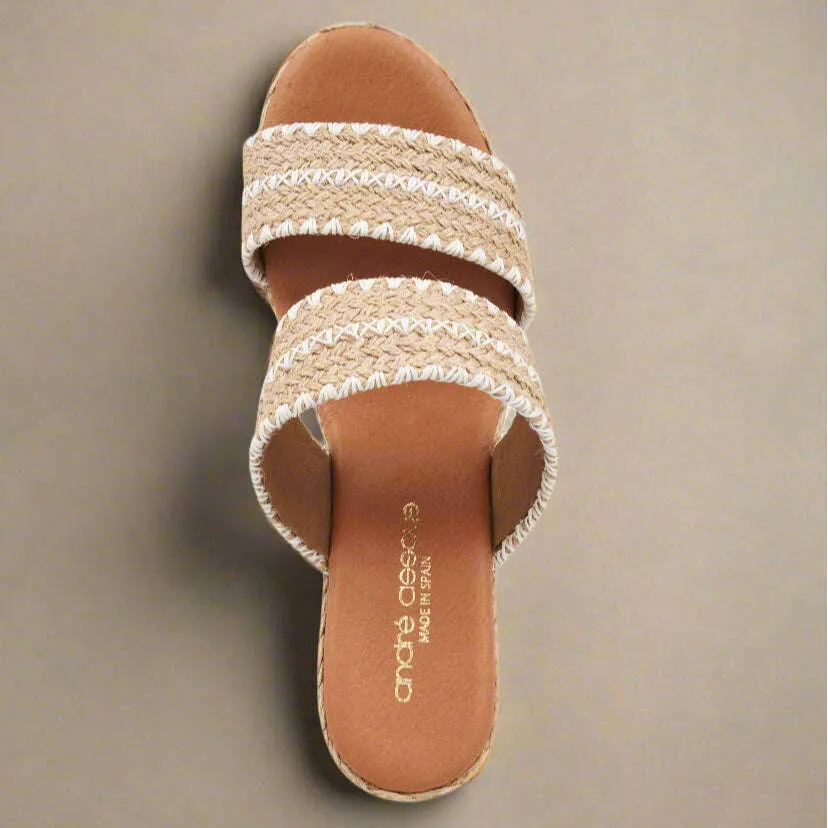 ANDRE ASSOUS - Nolita - Natural/White Raffia
