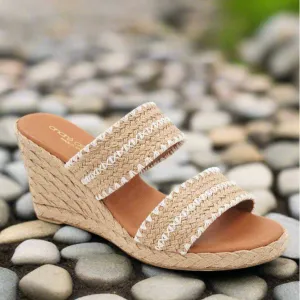 ANDRE ASSOUS - Nolita - Natural/White Raffia