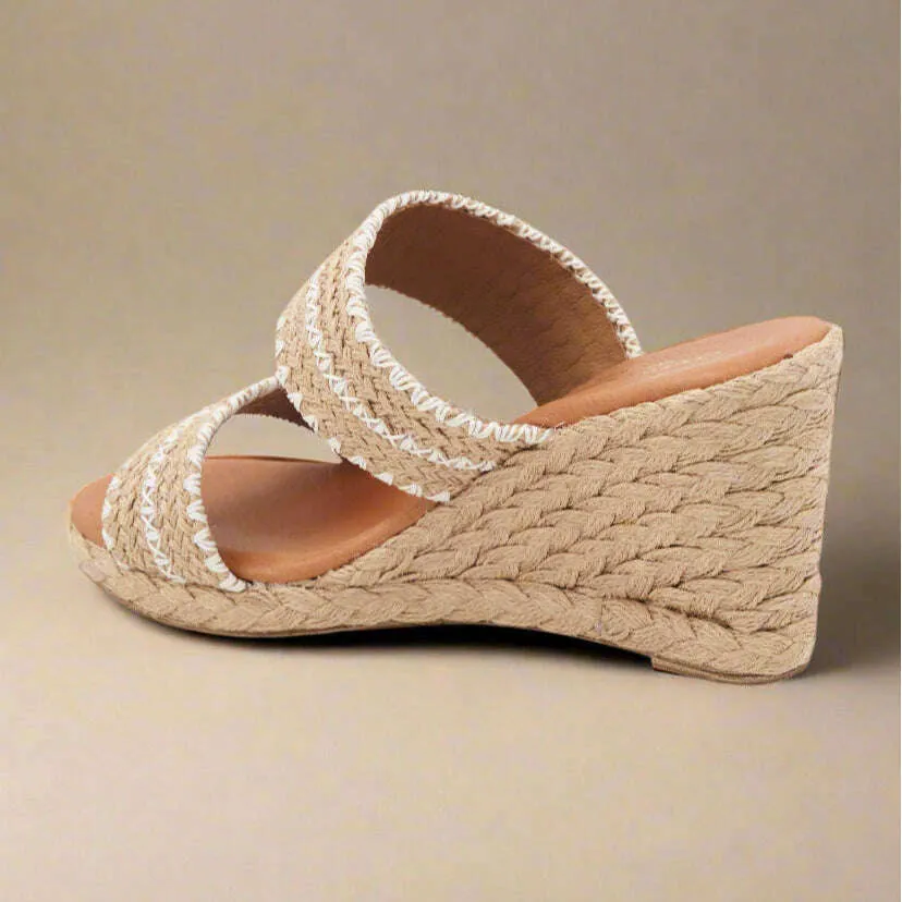 ANDRE ASSOUS - Nolita - Natural/White Raffia