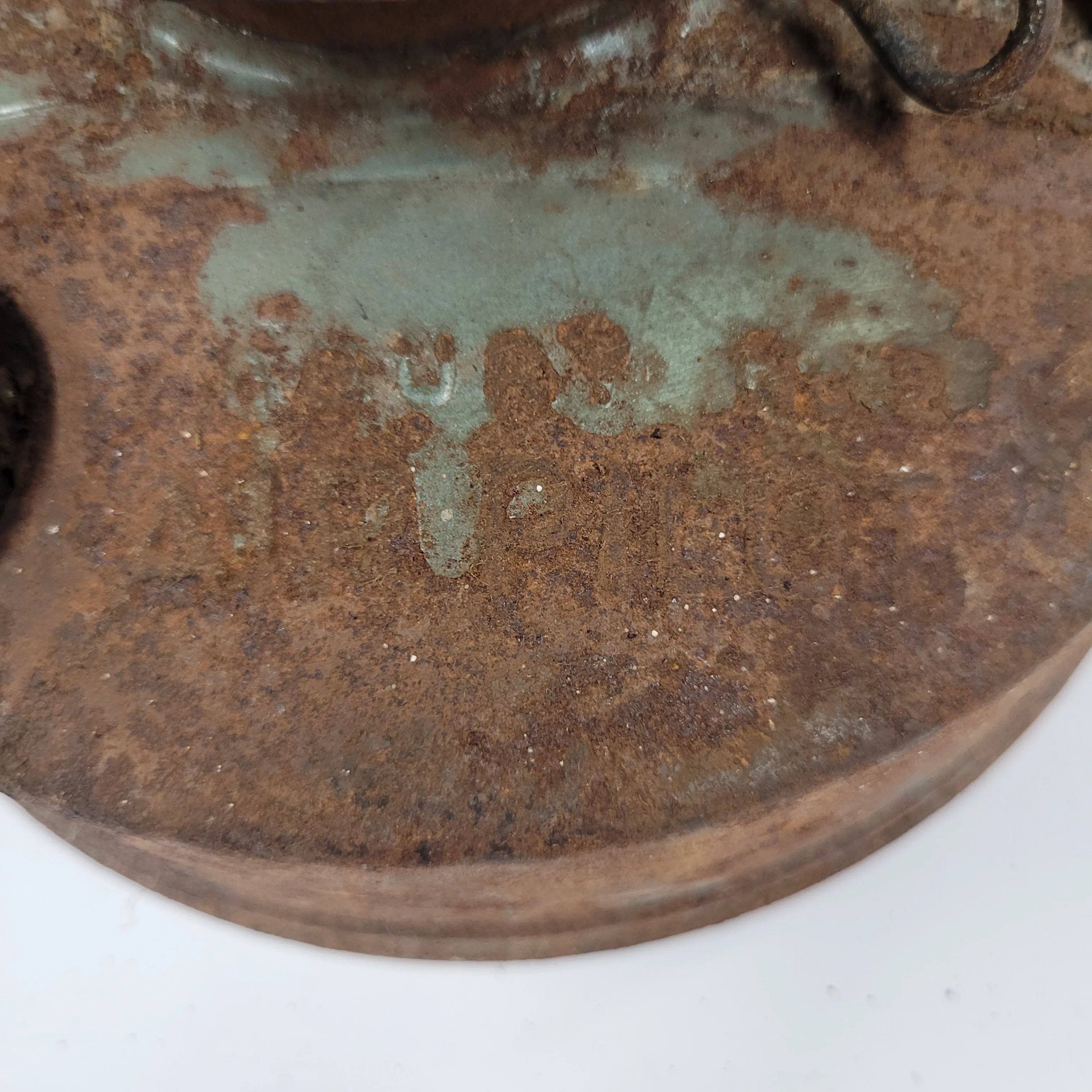 Antique Green Embury No 2 Air Pilot Made in Warsaw NY With Globe