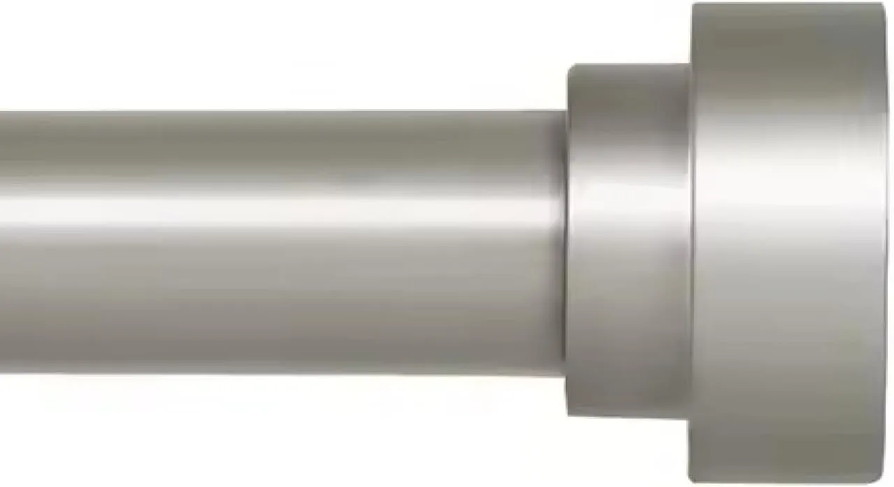 Antique Silver - Curtain Rod - Adjustable Rod 66-120 Inches| Telescopic & Heavy-Duty | EASY INSTALLATION |USA Small Business | Curtain Rods for Windows |