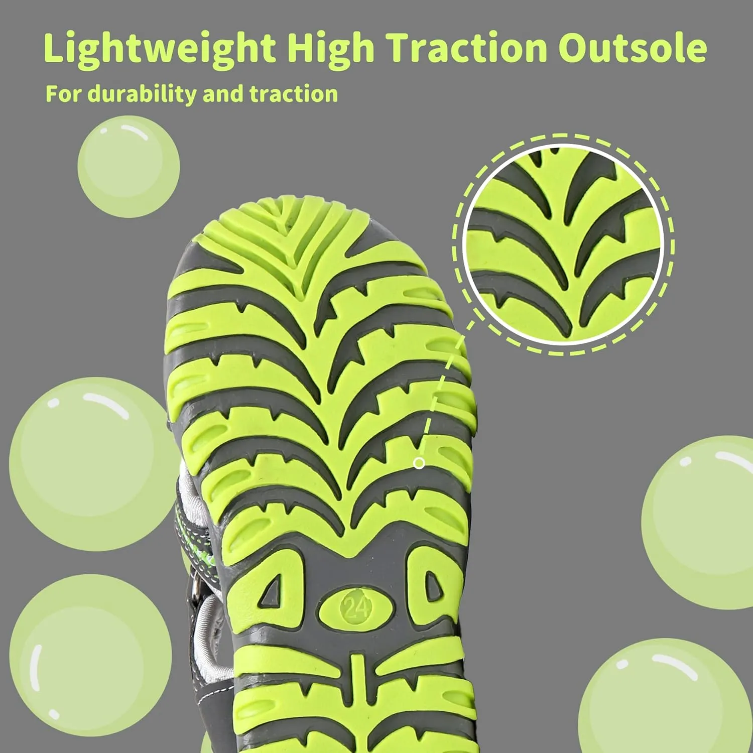 Apakowa Kids Girls Soft Sole Closed Toe Sandals Summer Shoes with Arch Support (Toddler/Little Kid)