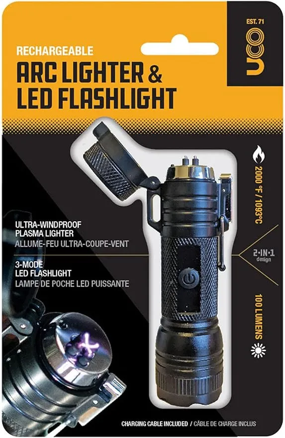 Arc Flashlight and Lighter