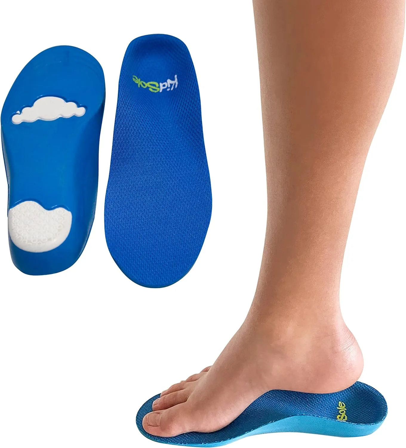 Arch Cloud Premium Grade Orthotic Insole by KidSole Lightweight Pronation & Supination Insole ((20 CM) Kids Size 12-1.5)